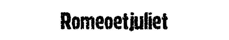 Romeoetjuliet font preview