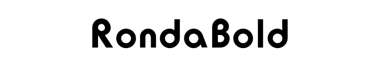 RondaBold font preview