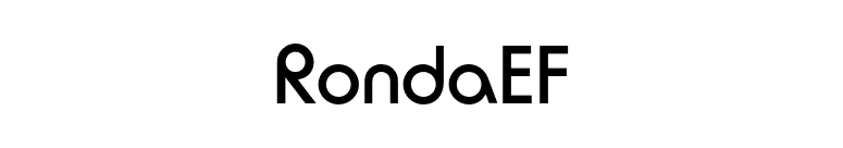 RondaEF font preview