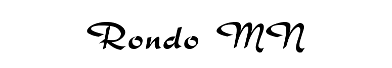 Rondo MN font preview