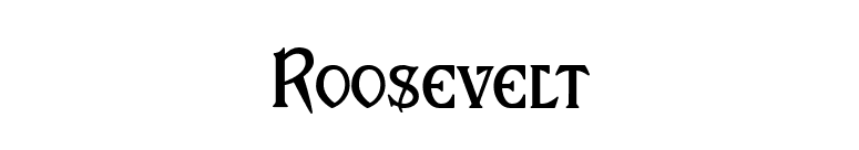 Roosevelt font preview