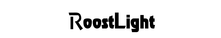 RoostLight font preview