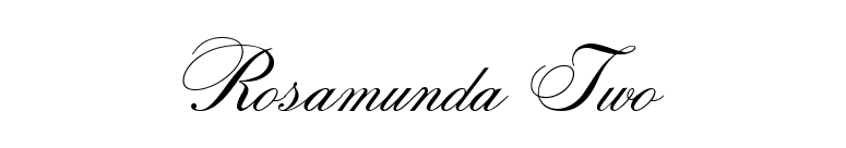Rosamunda Two font preview