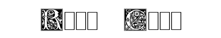 Rose Caps font preview