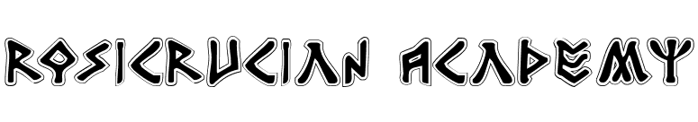 Rosicrucian Academy font preview