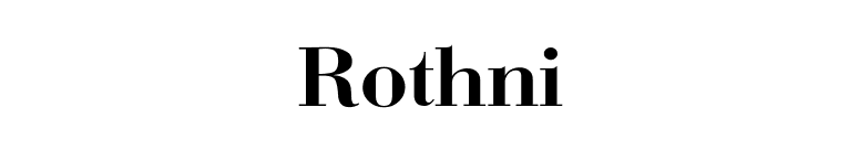 Rothni font preview