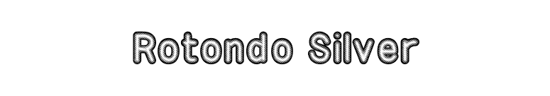 Rotondo Silver font preview