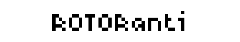 ROTORanti font preview