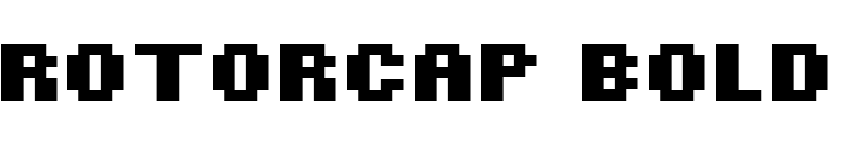 ROTORcap Bold font preview