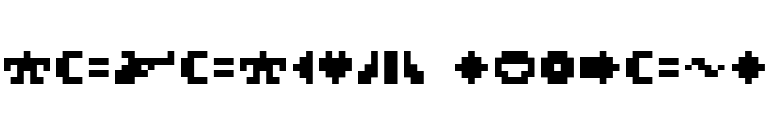 ROTORcap Symbols font preview