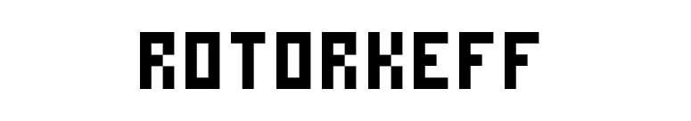 ROTORkeff font preview