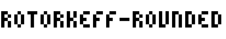 ROTORkeff-Rounded font preview