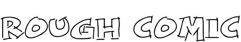 Rough Comic
 font preview