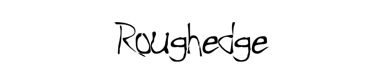Roughedge font preview
