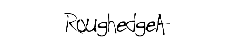 RoughedgeA font preview