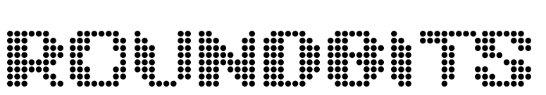 Roundbits font preview