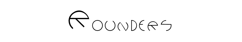 Rounders font preview