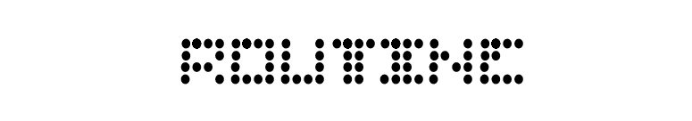 Routine font preview