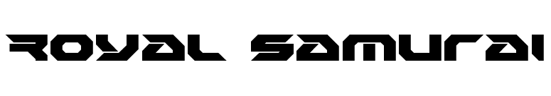 Royal Samurai font preview