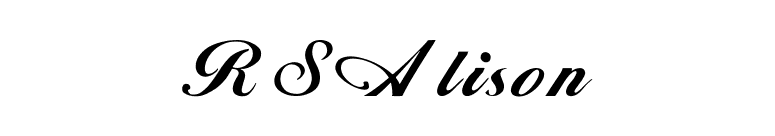 RSAlison font preview