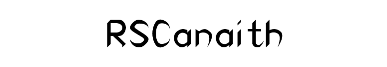 RSCanaith font preview