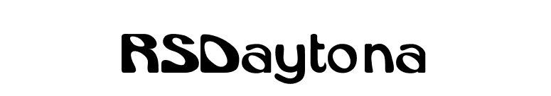 RSDaytona font preview