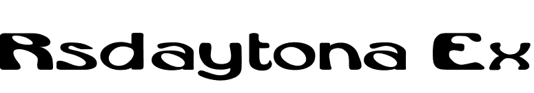 Rsdaytona Ex font preview