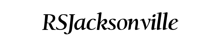 RSJacksonville font preview