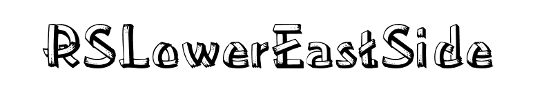 RSLowerEastSide font preview