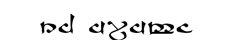 RSMoroma font preview