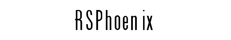 RSPhoenix font preview