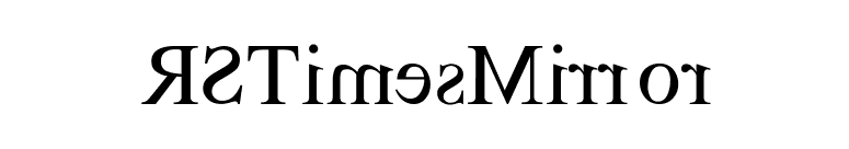 RSTimesMirror font preview