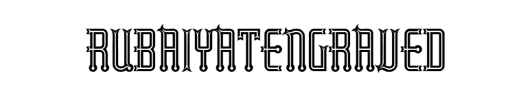 RubaiyatEngraved font preview