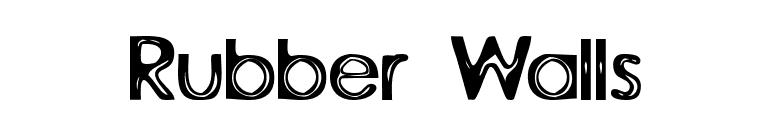 Rubber Walls font preview