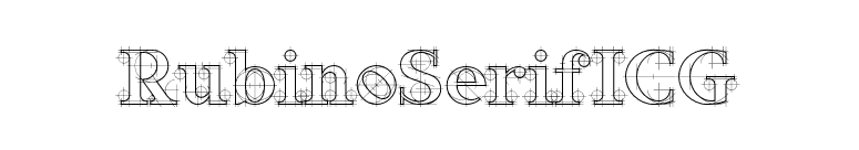 RubinoSerifICG font preview