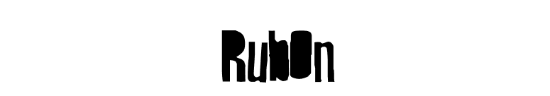 RubOn font preview