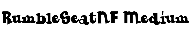 RumbleSeatNF Medium font preview