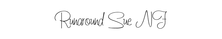 Runaround Sue NF font preview