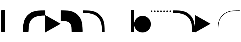 Runde Ecken 1 font preview