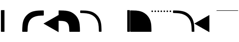Runde Ecken 2 font preview