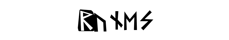 Runes font preview