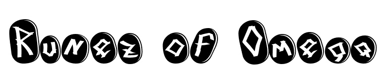 Runez of Omega font preview