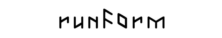 Runform font preview