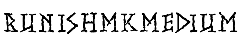 RunishMKMedium font preview