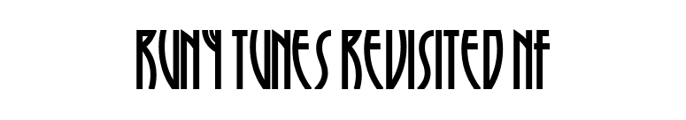 Runy Tunes Revisited NF font preview