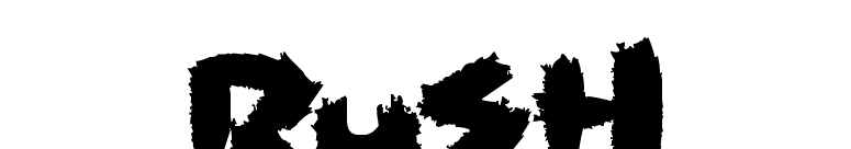 Rush
 font preview