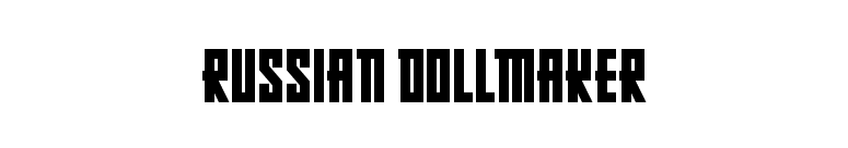 Russian Dollmaker font preview