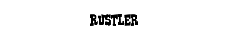 Rustler font preview