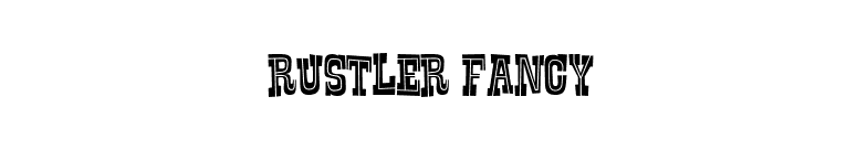 Rustler Fancy font preview