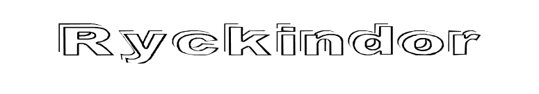 Ryckindor font preview
